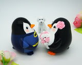 Batman Wedding Cake Toppers -Penguin Wedding Cake Toppers With Batman Theme