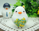 Custom Love Bird Wedding Cake Toppers Fall Theme-Bride And Groom Wedding Cake Topper With Penn State Hat