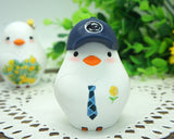 Custom Love Bird Wedding Cake Toppers Fall Theme-Bride And Groom Wedding Cake Topper With Penn State Hat