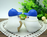 Baseball Wedding Cake Toppers-Sports Theme Love Bird Cake Topper