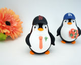 Baseball Wedding Cake Topper With Coral Bouquet-Penguin Love Bird Wedding Cake Toppers Sports Theme
