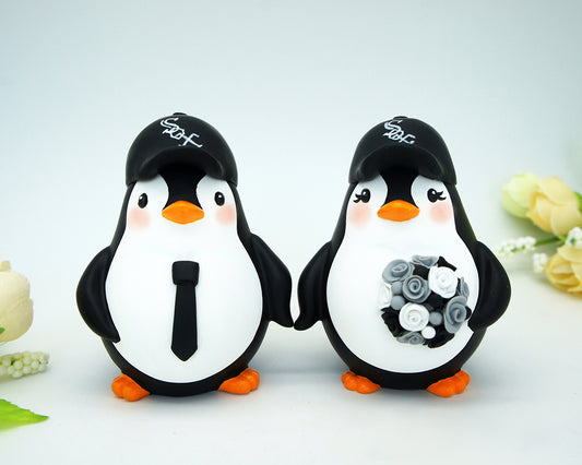 Baseball Wedding Cake Toppers,Sports Wedding Cake Toppers,Penguin Wedding Cake Toppers