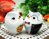 Owl Wedding Cake Toppers Burgundy Themed,Love Bird Wedding Cake Toppers