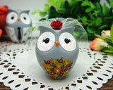 Custom Owl Wedding Cake Toppers,Doctor Groom And bride Wedding Cake Toppers Owl Themed