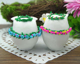 Custom Owl Hawaiian Wedding Cake Toppers-Personalised Beach Wedding Cake Toppers Hawaii Theme