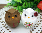 Interracial Wedding Cake Toppers-Funny Owl Wedding Cake Toppers-Bride And Groom Interracial Wedding Cake Toppers