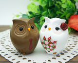 Interracial Wedding Cake Toppers-Funny Owl Wedding Cake Toppers-Bride And Groom Interracial Wedding Cake Toppers