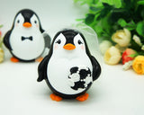 Wedding Cake Toppers Penguins Themed With White Black Bouquet,Penuins Wedding Cake Toppers Black White Themed,Love Bird Wedding Cake Toppers