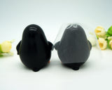 Funny Penguin Wedding Cake Toppers Rainbow Theme-Personalised Bride And Groom Wedding Cake Toppers