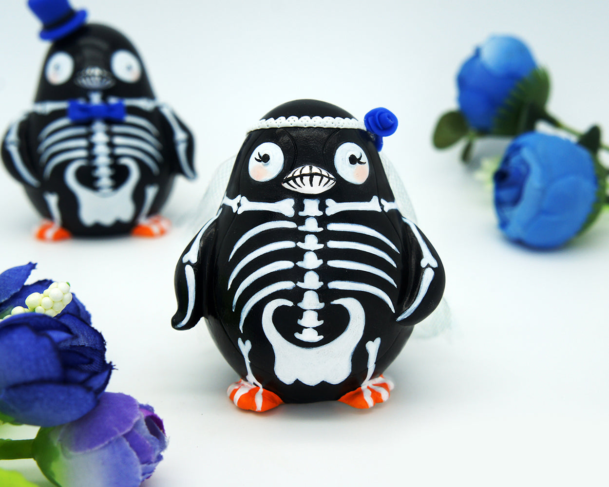 Skeleton Wedding Cake Toppers-Skull Cake Toppers-Halloween   Wedding Cake Toppers-Zombie Wedding Cake Toppers