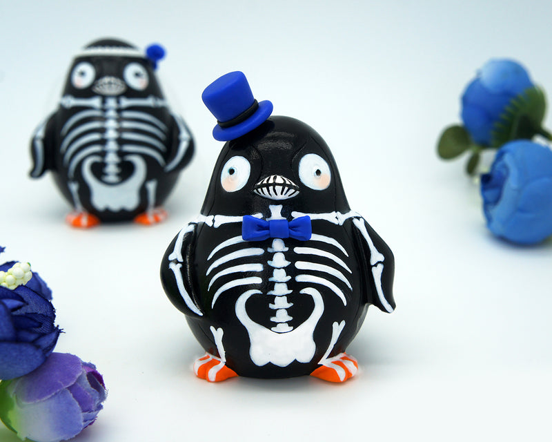 Skeleton Wedding Cake Toppers-Skull Cake Toppers-Halloween   Wedding Cake Toppers-Zombie Wedding Cake Toppers