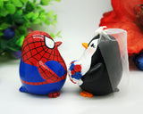 Spiderman Wedding Cake Toppers,Penguin Love Bird Wedding Cake Toppers