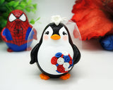 Spiderman Wedding Cake Toppers,Penguin Love Bird Wedding Cake Toppers