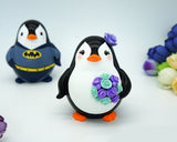 Batman Wedding Cake Toppers -Penguin Wedding Cake Toppers With Batman Theme