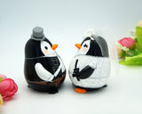 Custom penguin star wars wedding cake toppers