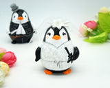 Custom penguin star wars wedding cake toppers
